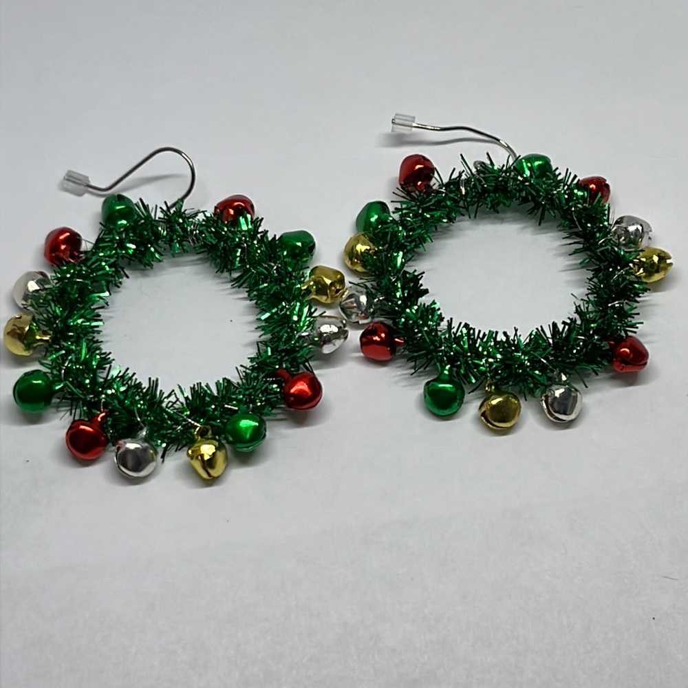 Earrings‎ Christmas Wreath Holiday
